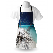 Seascape Theme Driftwood Apron