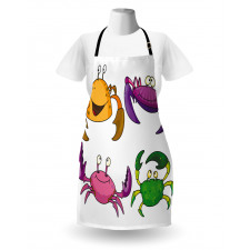 Funny Crabs Pattern Apron
