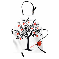 Romantic Love Tree Apron