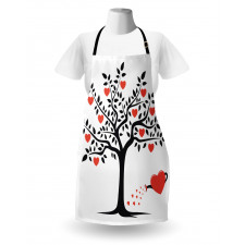 Romantic Love Tree Apron