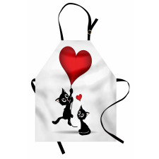 Baby Cats Balloons Apron