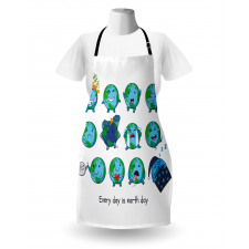 Expressions Face Moods Apron