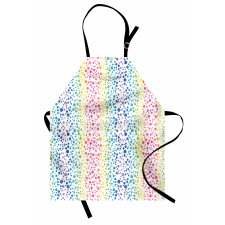 Circles in Wavy Shape Apron