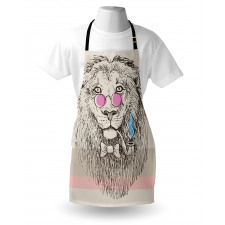 Lion Head Hipster Style Apron