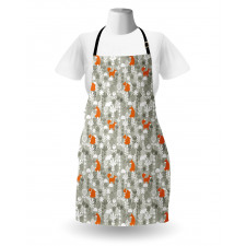 Fox in the Winter Forest Apron