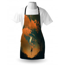 Starry Night Sky Fun Apron