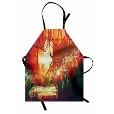 Modern Autumn Forest Apron