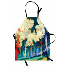 Trees Fiction Forest Apron