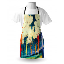 Trees Fiction Forest Apron