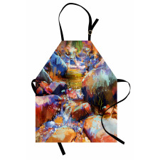 Waterfall River Scene Apron