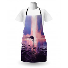 Girl in Wind Composition Apron