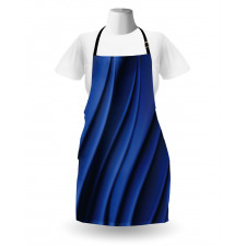 Digital Ocean Waves Apron