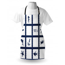 Starfish Anchor Sealife Apron