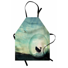 Whales and Pollution Apron
