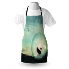 Whales and Pollution Apron