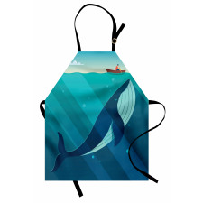 Sailor Whale with Rays Apron