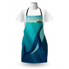 Sailor Whale with Rays Apron