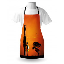 Child and Mother in Desert Apron