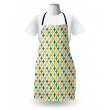 Abstract Circle Cube Apron