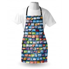 Colored Mosaic Walls Apron