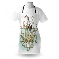 Pirate Ship Greek Myth Apron