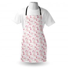 Romantic Spring Apple Blossom Apron