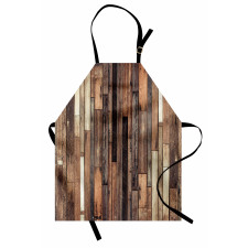 Old Floor Rustic Style Apron