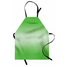 Digital Spring Grass Art Apron