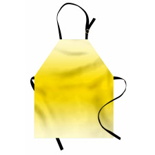 Soyut Mutfak Önlüğü Sarının Tonları Desenli
