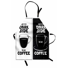 Space and Coffee Themed Apron