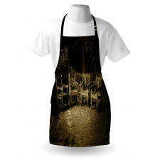 Small Wooden Rustic Chairs Apron