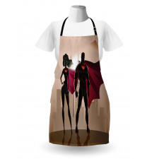 City Hero Hot Couple Apron