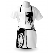 Japanese Cartoon Comic Apron