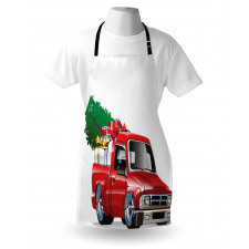 Red Farm Truck Apron