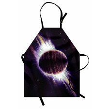 Trippy Planet Cosmos Apron