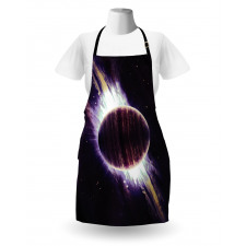 Trippy Planet Cosmos Apron