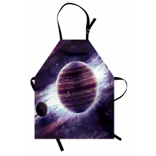 Outer Space Planets Mars Apron