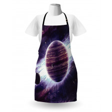 Outer Space Planets Mars Apron