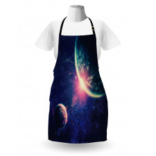 Outer Space Mars Planets Apron