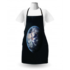 Planet Outer Space Scene Apron