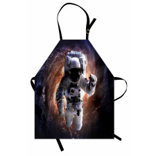 Astronaut in Outer Space Apron