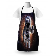 Astronaut in Outer Space Apron