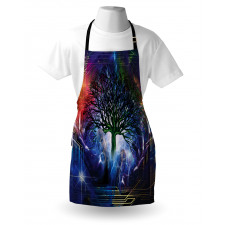 Leafless Tree Hippie Apron