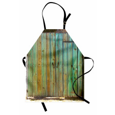 Rustic Old Wooden Gate Apron