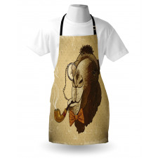 Hipster Pop Art Vintage Apron