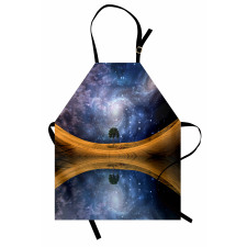 Galaxy with Star Meteors Apron