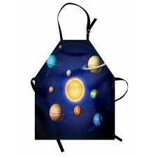 Solar System with Planets Apron