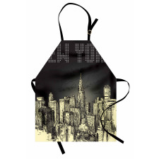 Grunge Empire State NYC Apron