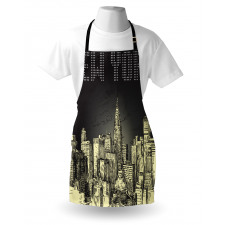 Grunge Empire State NYC Apron