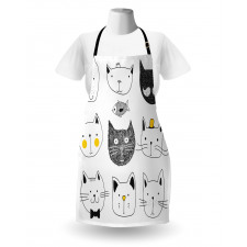 Cats with Fish Apron